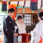 春日大社,結婚式,挙式,渡辺写真館,奈良県,奈良市,三々九度,三献の儀