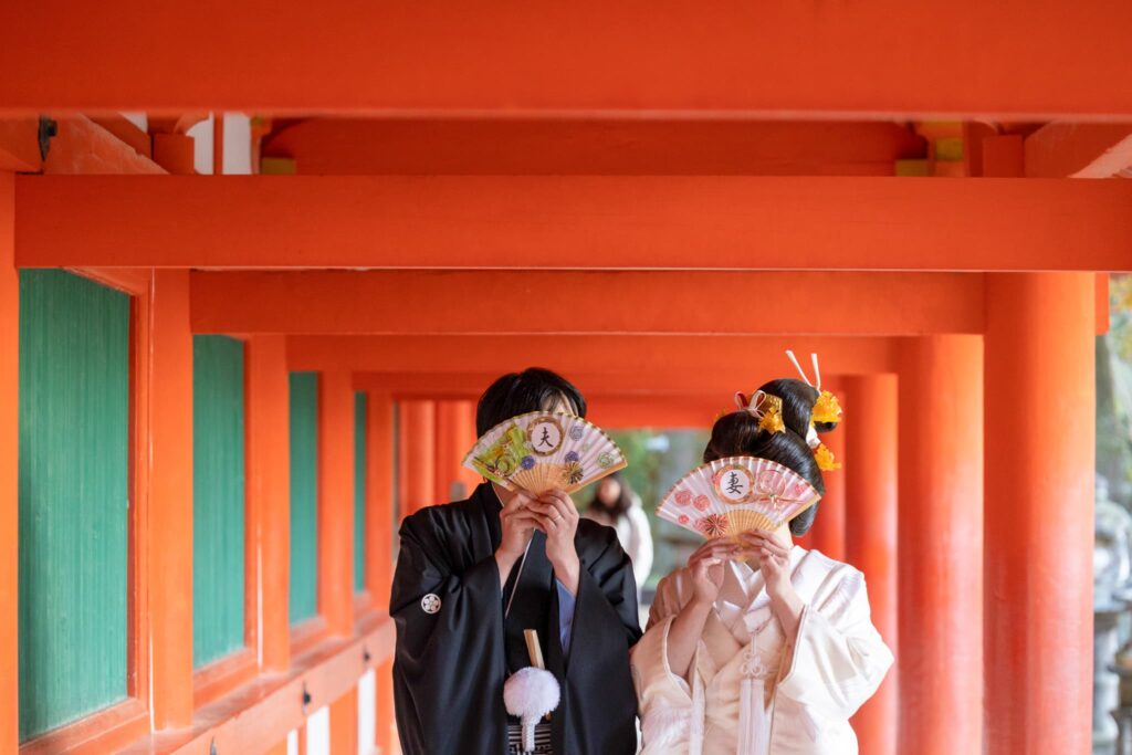 春日大社_結婚式挙式_新郎新婦様